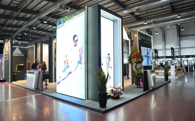 غرفه شرکت اسپورت حسینی در نمایشگاه بین المللی ورزش و تجهیزات ورزشی